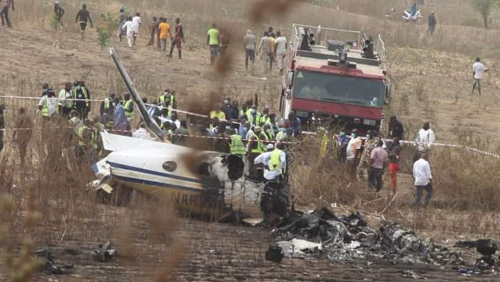 BREAKING: Many officers feared dead as NAF aircraft crashes in Kaduna
