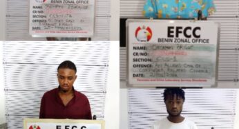 Identies of Yahoo boys jailed in Edo revealed