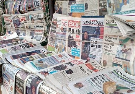 Nigerian Newspapers top headlines and naija news today, April 22, 2022