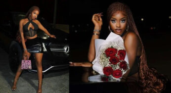 New Whip: Pictures of Iyabo Ojo’s daughter, Priscilla’s N20m new Benz