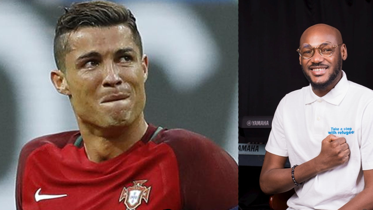 Ronaldo reminds 2face Idibia of time with children