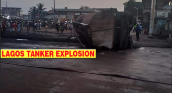 [UPDATE] Video of Alagbado Lagos fuel tanker explosion