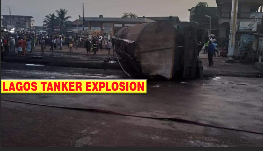 [UPDATE] Video of Alagbado Lagos fuel tanker explosion