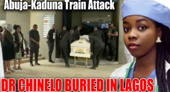 Burial of Dr Chinelo Megafu, victim of Kaduna-Abuja train attack (Video)