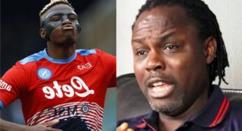 Bicycle kick: He’s still young – Ikpeba finally replies Osimhen