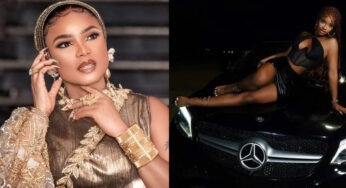 Iyabo Ojo reacts as 21-year-old daughter, Priscilla acquires N20m Benz