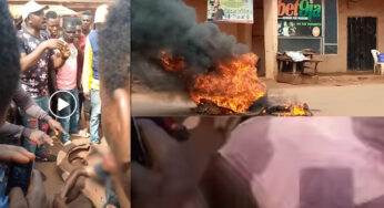 Man burnt to death for snatching motorcycle in Otukpo