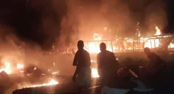 Pregnant woman, others burnt to death as fire guts jetty in Port Harcourt