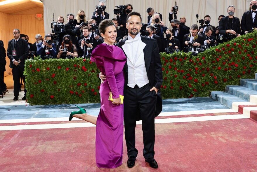 Vanessa Nadal and Lin-Manuel Miranda