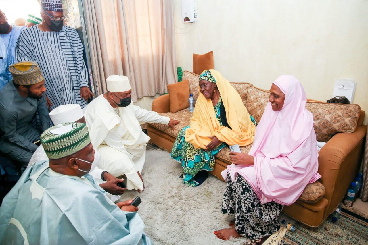 Saraki visits former President Yar'Adua's mother in Katsina + Photo -
