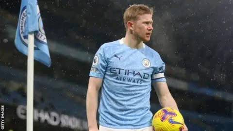 Man City’s De Bruyne voted Premier League Player of the season