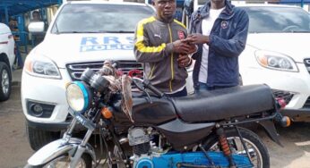Two suspects arrested for stealing motorcycle in Lagos