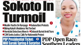 Nigerian Newspapers: Top Nigerian stories for today Sunday May 15, 2022