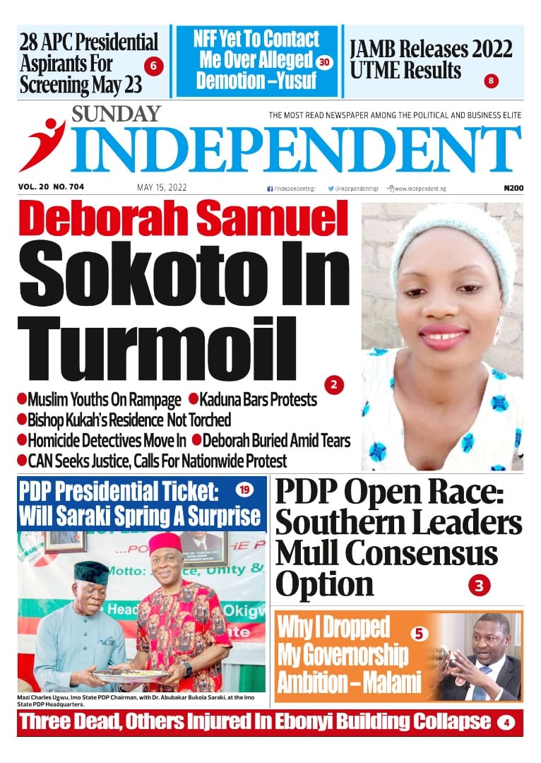 Nigerian Newspapers: Top Nigerian stories for today Sunday May 15, 2022