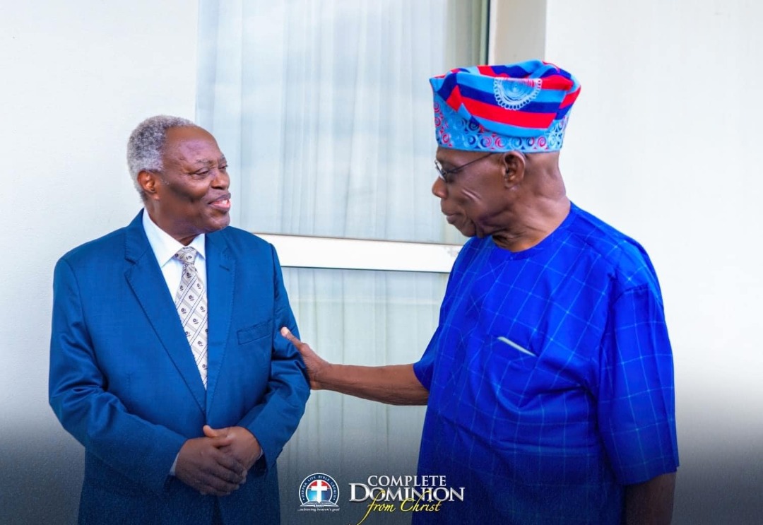 Kumuyi visits Obsanjo, makes a request from him