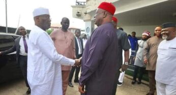 Atiku storm Anyim Pius Anyim’s house [ Photos]