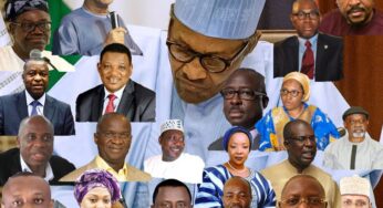 Full list Buhari’s ministers that have resigned