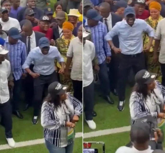 Watch moment Sanwo-Olu does ‘Buga’ dance after APC victory in Lagos