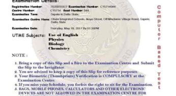 UTME 2022: Important notice candidates yet to reprint JAMB exam slip must know