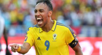 Barcelona striker, Aubameyang retires from international football