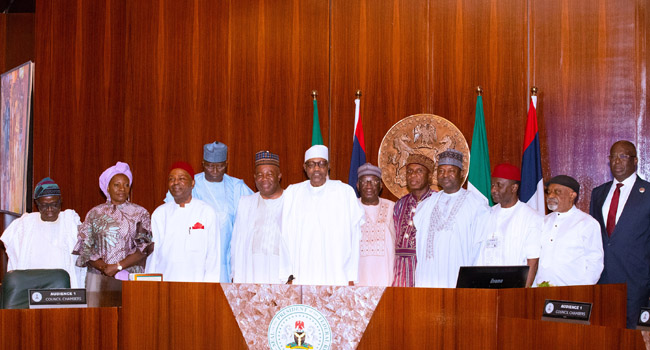 BREAKING: My successor will be one of you – Buhari tells Amaechi, Ngige, others