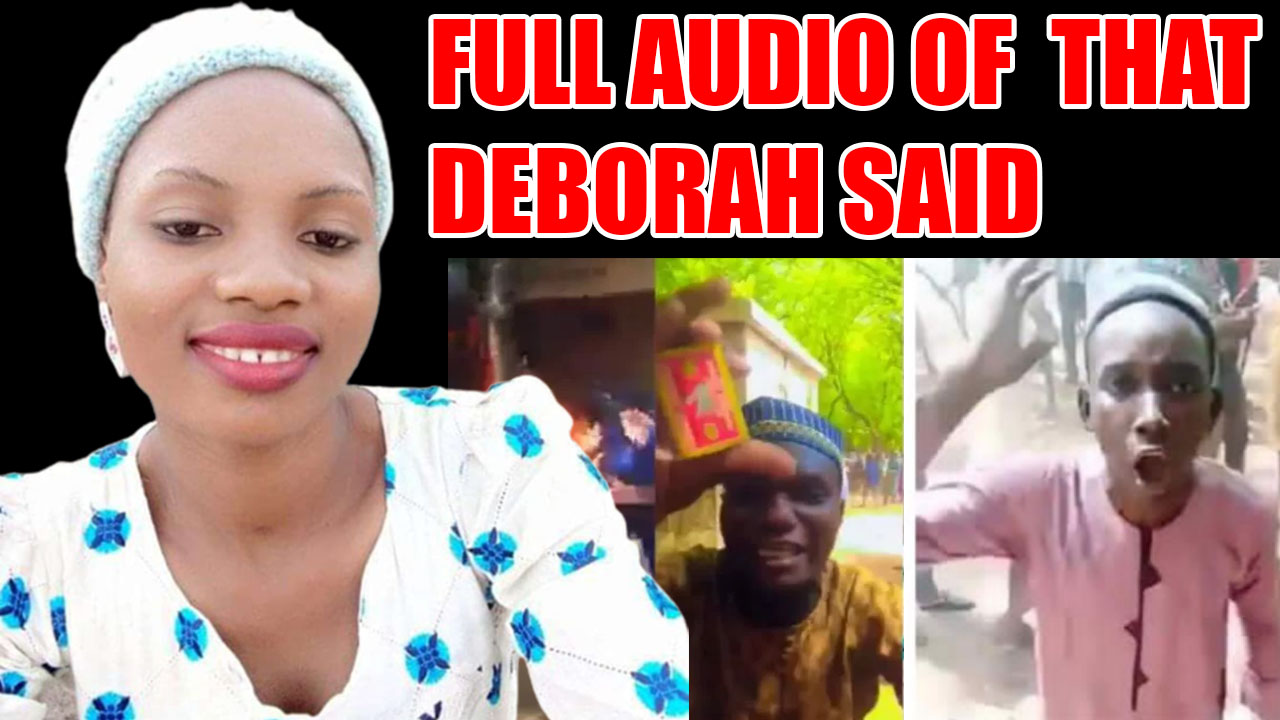 Full audio and translation of what Deborah said that angered Muslim students