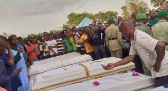 Benue community conducts mass burial for victims of herdsmen attack