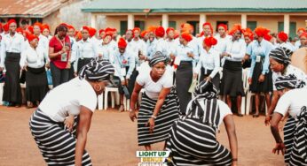 Photos: Tiv choir shines at Light Up Crusade with Pastor Adeboye in Benue