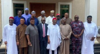 Atiku storms Wike house with PDP leaders in Abuja (VIDEO)