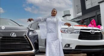 Actress Laide Bakare buy new cars