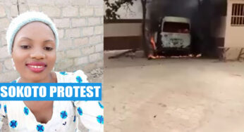 BREAKING: St Josephine Bakhita Catholic Church in Sokoto set on fire (Video)