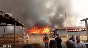 Hausa vs Igbo clash: Pictures of DeiDei building material market crisis