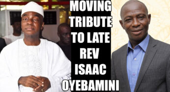 Burial of Rev. Isaac Oyebamiji, Bishop Oyedepo’s tribute (Video)