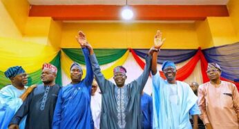 Tinubu bows to pressure, endorses Sanwo-Olu, Hamzat for second term