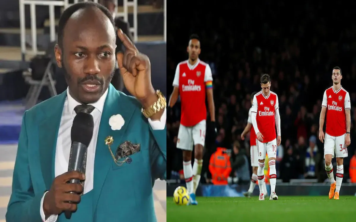 Apostle Suleman blasts Arsenal over Champions League fallout