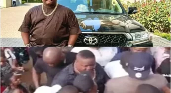 ASUU strike: Cubana Chief Priest joins protesting students (Photos)