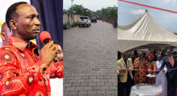 Video: Dr Paul Enenche dedicates road constructed by Dunamis in Otukpo