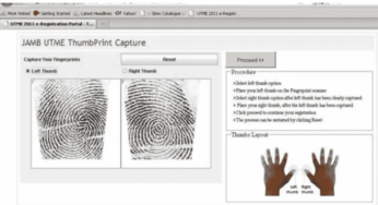 JAMB gives UTME 2022 candidates with Fingerprint/ thumbprint issues final notice