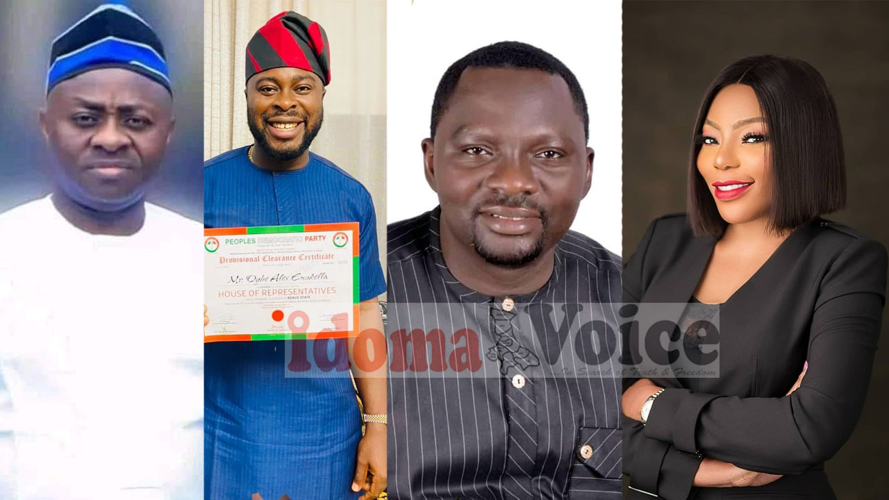 2023: Meet all PDP House of reps flag bears from Benue South