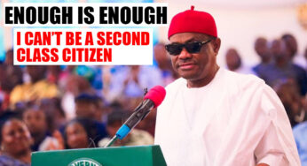 Enough is Enough: Full video of Wike’s speech