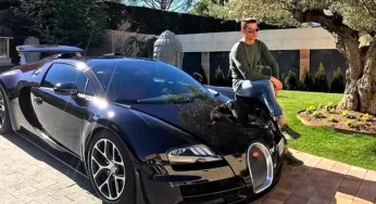Ronaldo’s staff crashes his £1.7m Bugatti Veyron
