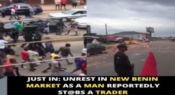 Riot in New Benin Market