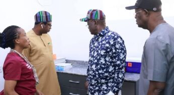 Gov. Ortom inspects work at Benue molecular diagnostic laboratory