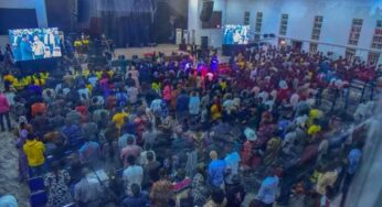 ‘Angels’ caught live on camera in Abuja church [Photos]