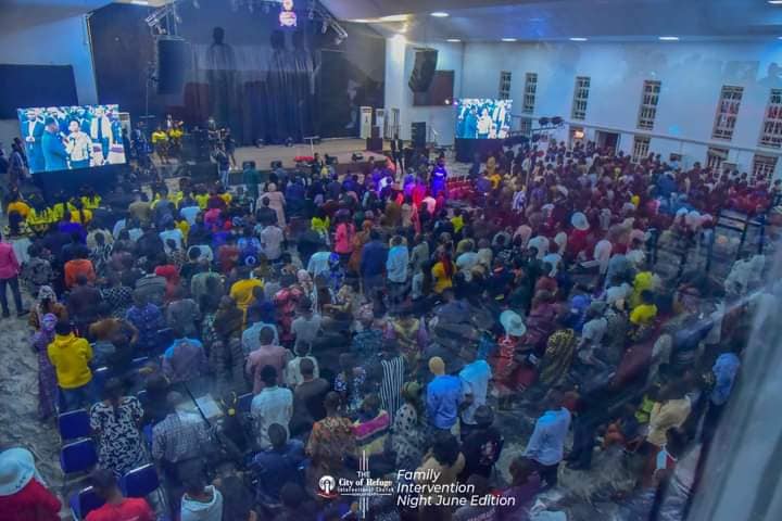 ‘Angels’ caught live on camera in Abuja church [Photos]