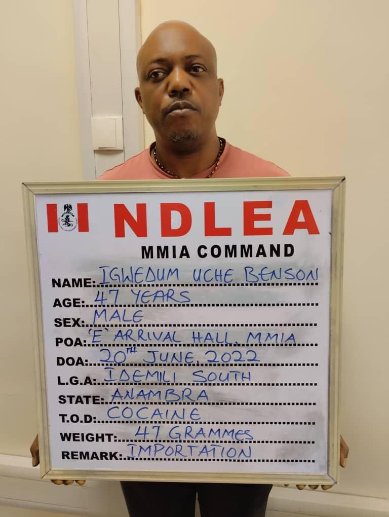 BREAKING: Uche Benson arrested with cocaine in private part