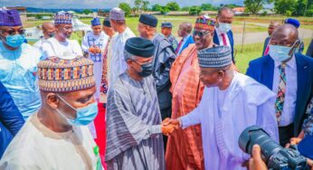 Dangote, Osinbajo, others storm Nasarawa for Hassan Sule’s wedding (photos)