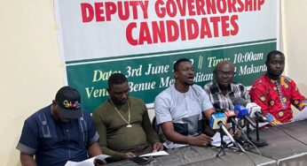 Benue South youths take stand on deputy governorship slot for Zone C