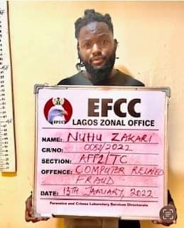 Yahoo boy, Nuhu Zakari bags jail term, forfeits property to FG in Lagos