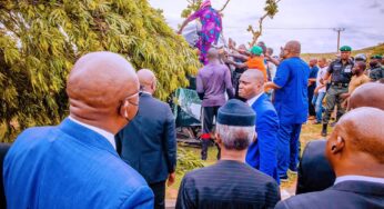 BREAKING: Osinbajo runs into accident scene along airport road